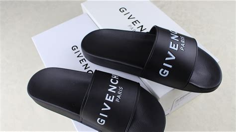 fake givenchy slides mens|givenchy slides white and black.